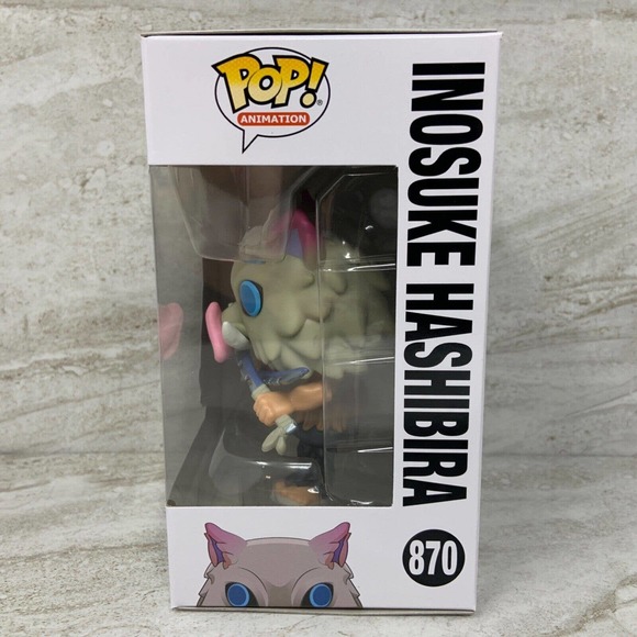 Funko Pop Demon Slayer : Inosuke Hashibira #870 Vinyl Figure - Picture 2 of 6
